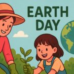 Parent-child bonding activities, gardening Earth Day