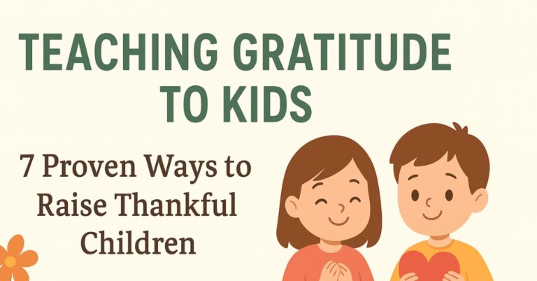 teaching gratitude to kids