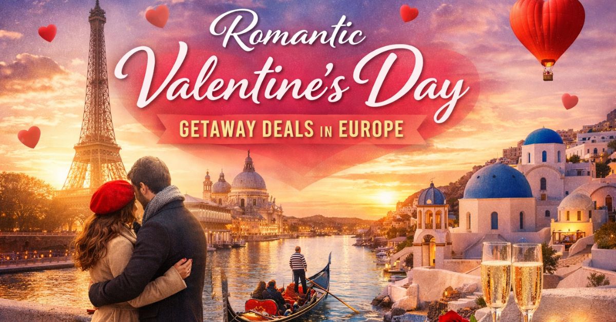 Best Valentine’s Day getaway deals in Europe.