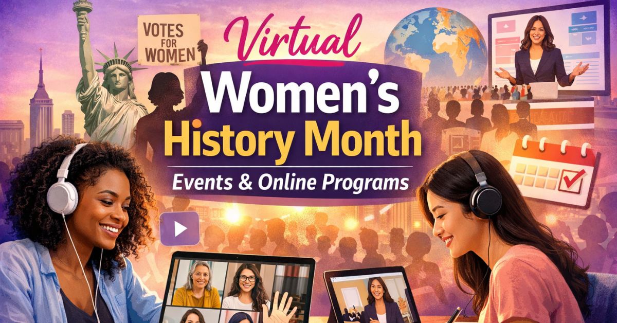 Online Women’s History Month events