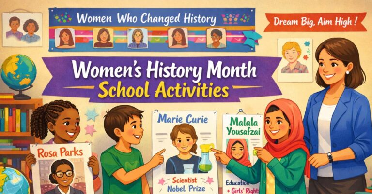Women’s History Month school activities